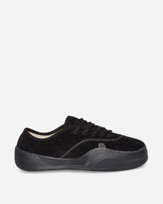 ERL Corduroy Coupe Sneakers Dark Black