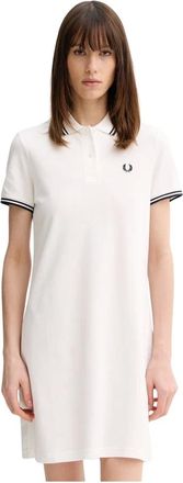 Fred Perry Dames, Jurken, Wit, Maat: XS