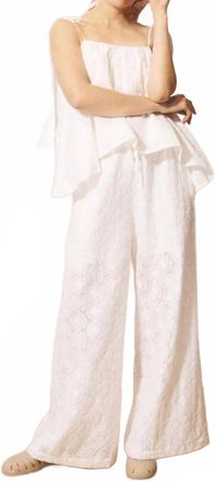 FRNCH Womens Samuele Top In White