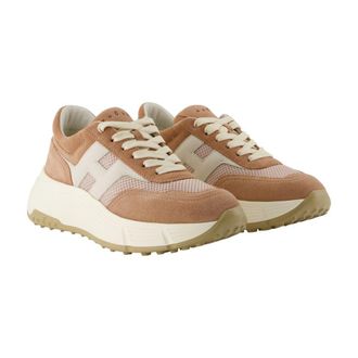 Hogan Womens H669 Sneaker Beige Calfskin