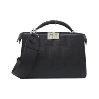 Fendi unisex, Pre-owned, Zwart, Maat: ONE Size Leer