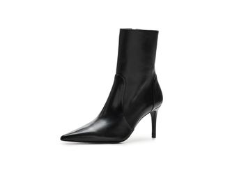 Stuart Weitzman Stuart Power Zip 75 Womens Boots Black : 8.5 M, Leather