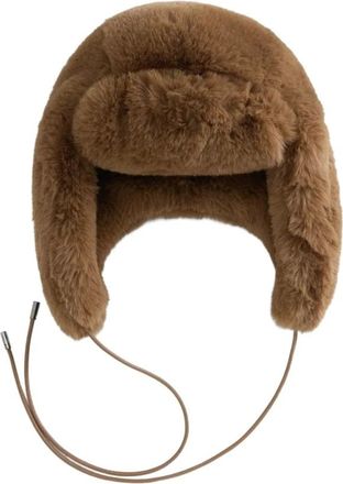 Woolrich Gorro de piel sint&eacute;tica Arctic - Accessories - Mujer - Marr&oacute;n - S