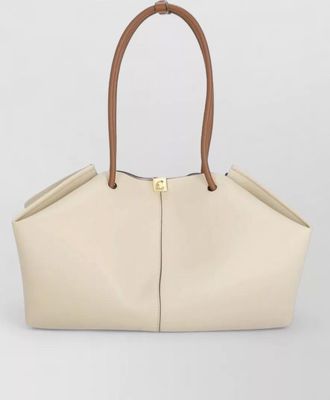 Coccinelle leather shoulder bag dual top handles