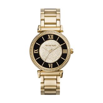 Michael Kors Accessoires, Dames, Geel, ONE Size, Catlin Horloge