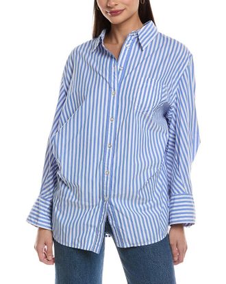 Free People Sabine Tailored Stripe Shirt