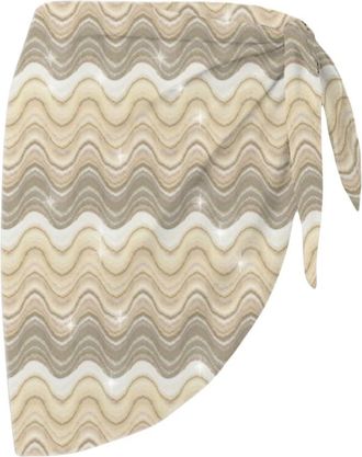 Saint Barth Onde Dorate Pareo - Dames - Strandmode - Beige - ONE Size - Badmode