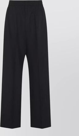 Fear of God wide leg drawstring wool stripe trousers