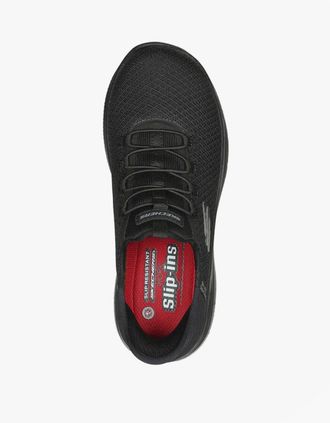 Skechers Womens Skechers Work 108144EC SUMMITS - ENSLEE SR Womens Occupational Trainers Black - Size: 3.5