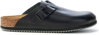Birkenstock Boston Superlauf instappers - Heren - Slip ons - Zwart - 40 EU - Leer - Schoenen