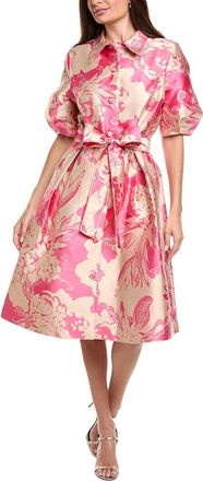 Teri Jon by Rickie Freeman Teri Jon By Rickie Freeman Printed Midi Dress