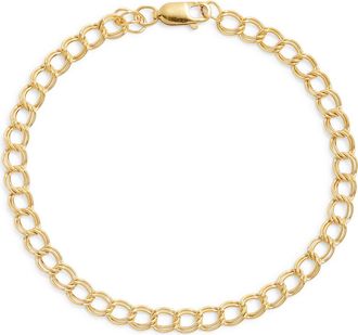 Nashelle Curb Chain Bracelet in Gold Fill at Nordstrom