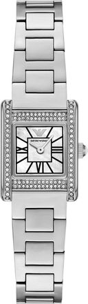 Emporio Armani Genni Dames Zilveren Horloge AR11662