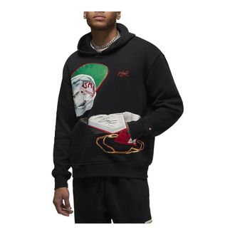 Nike Jordan Air Jordan Artist Series By Jacob Rochester Pullover Hoodie Black DV1593-010