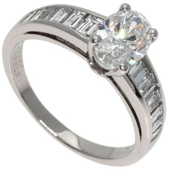 Van Cleef & Arpels Platinum Band Ring (Pre-Owned)