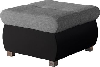 Mirjan24 Reposapi&eacute;s Comfivo 122, Soft 011 + Lux 05, 39x60x60cm, Di&aacute;metro: 0, Tapiz, Cuero Ecol&oacute;gico, Patas: Metal, 0