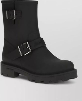 Jimmy Choo London polyurethane rain boots