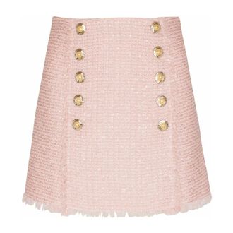 Balmain Mujer, Faldas, Rosa, Talla: XS