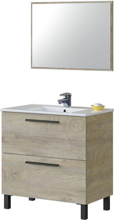 For&eacute;s Mueble Athena 2 Cajones 1 Espejo Ancho 80