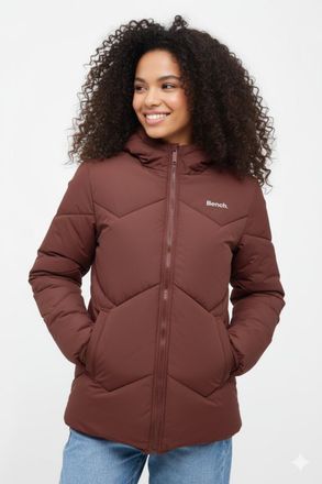 Bench Steppjacke BENCH. KRIYA, Damen, Gr. 36, rust, Steppware, Obermaterial: 100% Polyester, unifarben, h&uuml;ftbedeckend, ohne Ausschnitt, Jacken Steppjacke, l