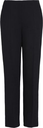 Giorgio Armani straight-leg wool trousers - women - Wool/Elastane - 44 - Black
