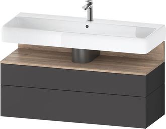 Duravit Qatego Mueble Bajo Lavabo, 1 Extra&iacute;ble Y 1 Caj&oacute;n, - Duravit