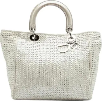 Dior Pre-owned Handbags, female, Gray, Size: ONE SIZE Pre-owned Vintage Handbag