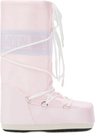 Moon Boot Icon Pearly Boot - Dames - Winterlaarzen - Roze - 35 EU - Katoen - Schoenen