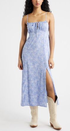 BP. Paisley Sundress in Blue- White Elisabeth Paisle at Nordstrom, Size Xx-Small