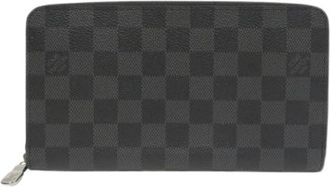 Louis Vuitton Pre-owned Lange Portemonnee (Bi-fold) - Heren - Vintage Accessoires - Zwart - ONE Size - Leer - Vintage