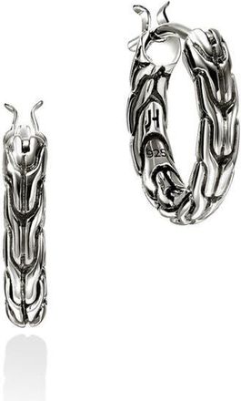 John Hardy JH Essential Hoop Earrings in Silver at Nordstrom