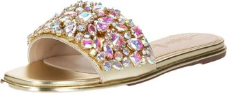 Buffalo Sliders, female, Yellow, Size: 7 US Sandalo