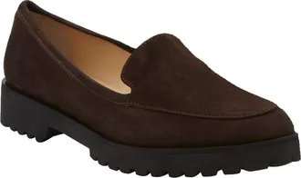 andrea carrano Carro Loafers in Brown Suede at Nordstrom, Size 39.5