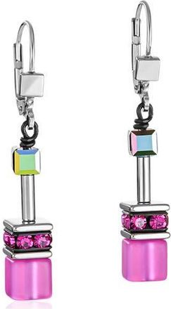 Coeur de Lion Geocube Earrings in Pink at Nordstrom