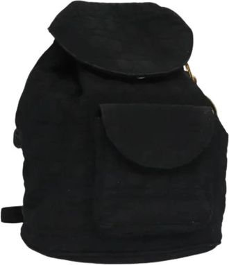 Dior Pre-owned Vintage Nylon Rugzak - Dames - Vintage Rugzakken - Zwart - ONE Size - Nylon - Vintage