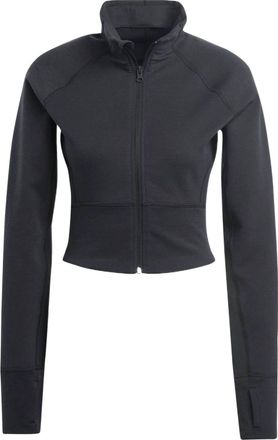 adidas (WMNS) adidas Aeroready Studio Cropped Jacket Asia Sizing Black HD8944