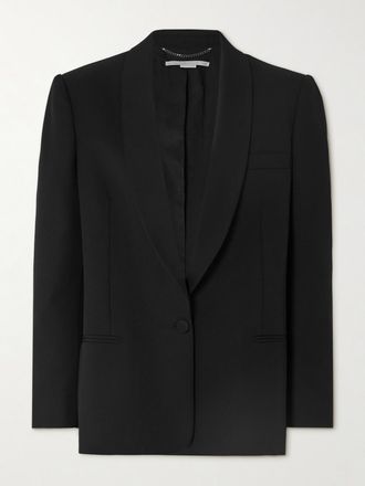 Stella McCartney + Net Sustain Blazer In Twill Di Lana - Nero