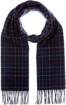 Brooks Brothers Atlantic Tattersall Wool & Cashmere-Blend Scarf