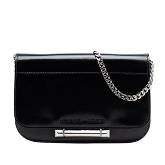Prada Pre-owned Shoulder Bags, female, Black, Size: ONE SIZE Pre-owned Sybille Crossbody Bag