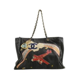 Chanel Bolso Tote Pre-owned de Denim - Pre-owned - Mujer - Multicolor - ONE SIZE