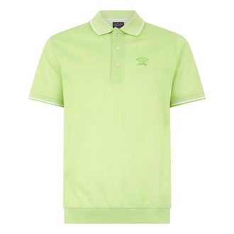 Paul & Shark Paul & Shark, Polo Shirts, male, Green, Size: 4XL Short Sleeve Polo