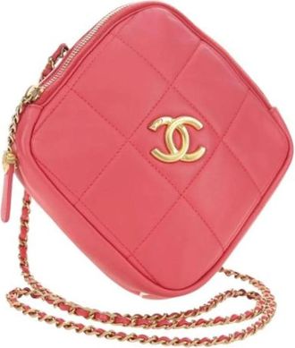 Chanel Pre-owned Vintage Cross Body Bag - Dames - Vintage Schoudertas - Roze - ONE Size - Vintage