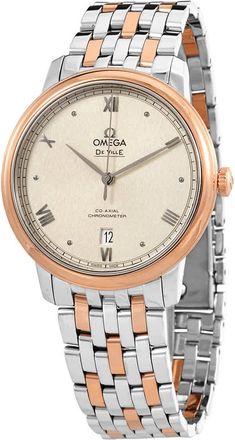 Omega De Ville Prestige Chronometer Automatic White Dial Mens Watch 42420402009001