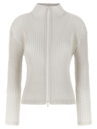 Issey Miyake Sleek Pleats Cardigan
