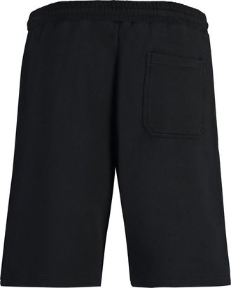 Golden Goose Mens Diego Cotton Bermuda Shorts Black