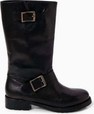 Free People Womens Ride Or Die Engineer Boot In Black