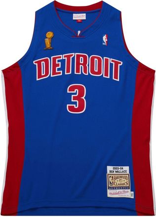 Mitchell & Ness x NBA Detroit Pistons 2004 Dark Finals Jersey Ben Wallace 3 AJY46501-DPI03BWAROYA