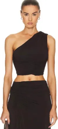 A.L.C. Kayden Jersey Top In Cocoa