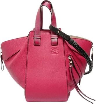Loewe Pre-owned Handbags, female, Pink, Size: ONE SIZE Pre-owned Hammock Handbag