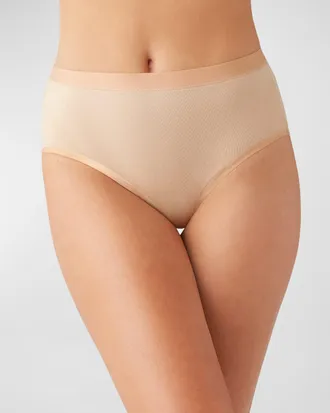 Wacoal Understated High-Rise Stretch Cotton Briefs